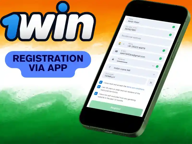 1win Register via Mobile App